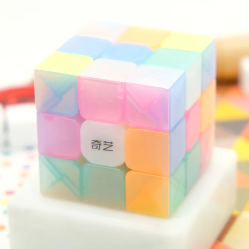 Прозрачный Кубик Рубика 3х3 / Необычный кубик рубик QiYi YongShi Warrior Jelly, 3x3, фото 6