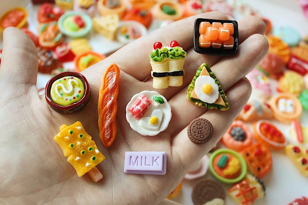 Миниатюрная еда для кукол, набор 50 еды, вариант, фото 5