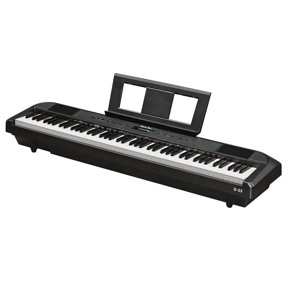 EMILY PIANO D-22 BK Цифровое фортепиано, 88 полноразмерных клавиш фортепианного типа, вариант