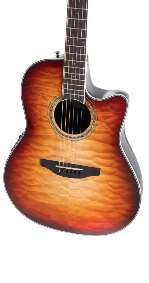 OVATION CS24X-7C Celebrity Standard Plus Mid Cutaway Cognac Burst Gloss - гитара электроакустическая, вариант, фото 3
