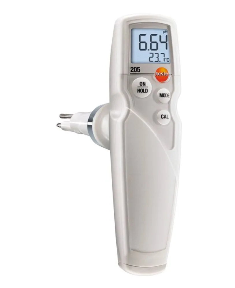 testo 205 - Портативный pH-метр с проникающим зондом 2,5 см для пищевого сектора, вариант, фото 3