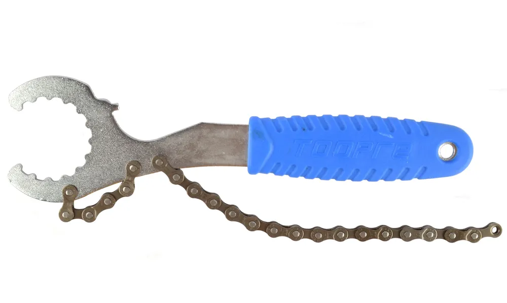 Ключ FR28 съемник каретки и внешней гайки CenterLock + хлыст для удержания кассеты, подходит для кареток стандарта Shimano Hollowtech 2, PROWHEEL, вариант, фото 4