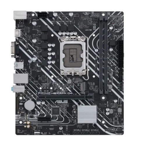 Материнская плата ASUS PRIME H610M-K D4 Socket 1700, Intel H610, 2xDDR4, PCI-E 4.0, 2xUSB 3.2 Gen1,