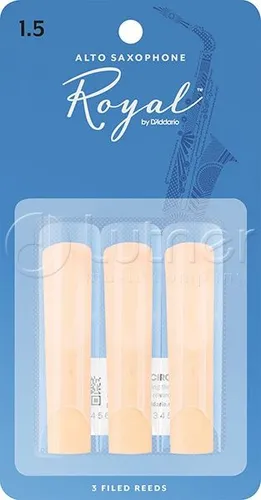 RJB0315 Rico Royal Трости для саксофона альт, размер 1.5, 3шт, Rico