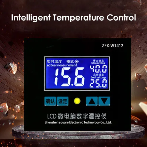 ZFX-W1412 Цифровой терморегулятор с микропроцессорным управлением, точность 0.1 C, дисплей температу
