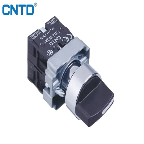 Кулачковый переключатель (кнопочный выключатель) CB2-BD21 2 позиции 10A CNTD