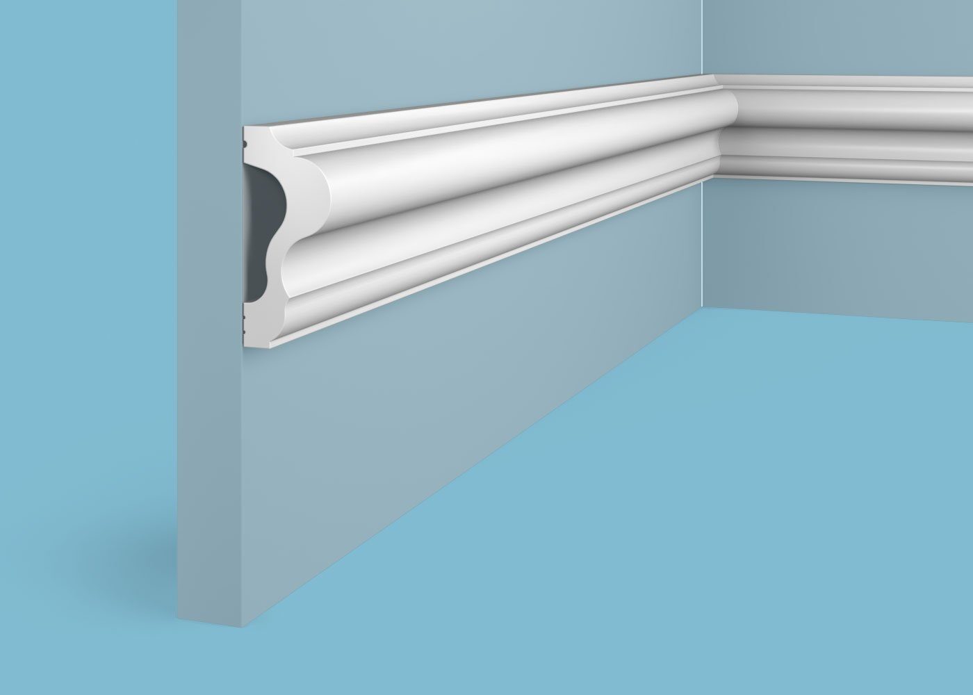 Молдинг60х26х2000мм.ЭкополимерCoscaMX044