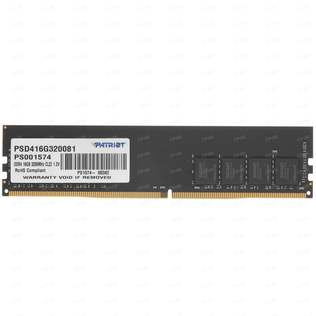 Модуль оперативной памяти Patriot Memory 16 ГБ DDR4 PC25600 3200