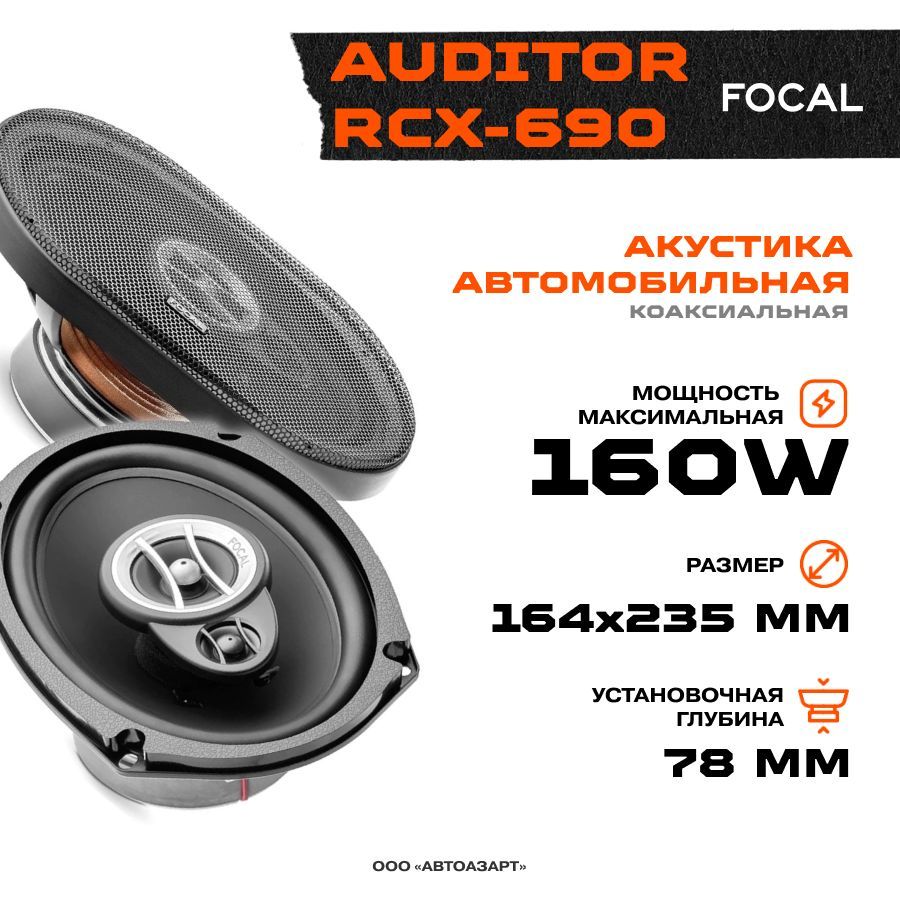 Акустика FOCAL Auditor RCX-690 - купить по выгодной цене в  интернет-магазине OZON, гарантия 1 год (223354168)