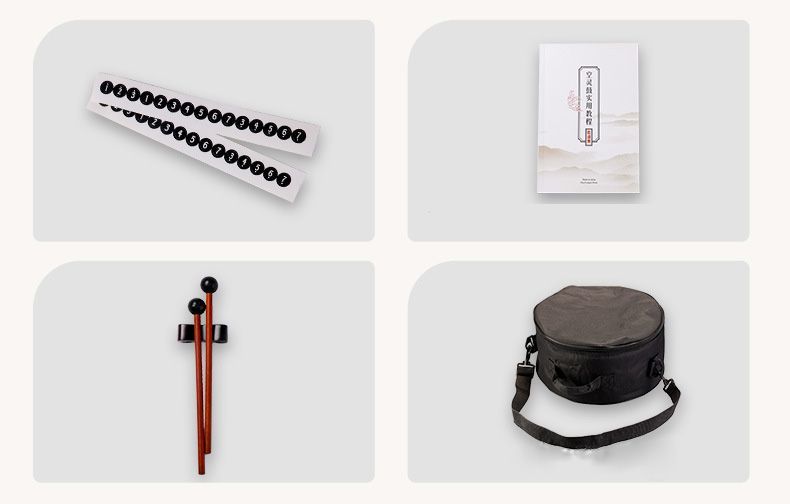 Глюкофон 15 нот музыкальный инструмент / расслабляющий барабан для ...