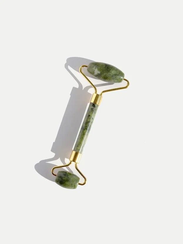 Массажер для лица гуаша набор роллер и скребок для лица и тела 2 в 1 ...