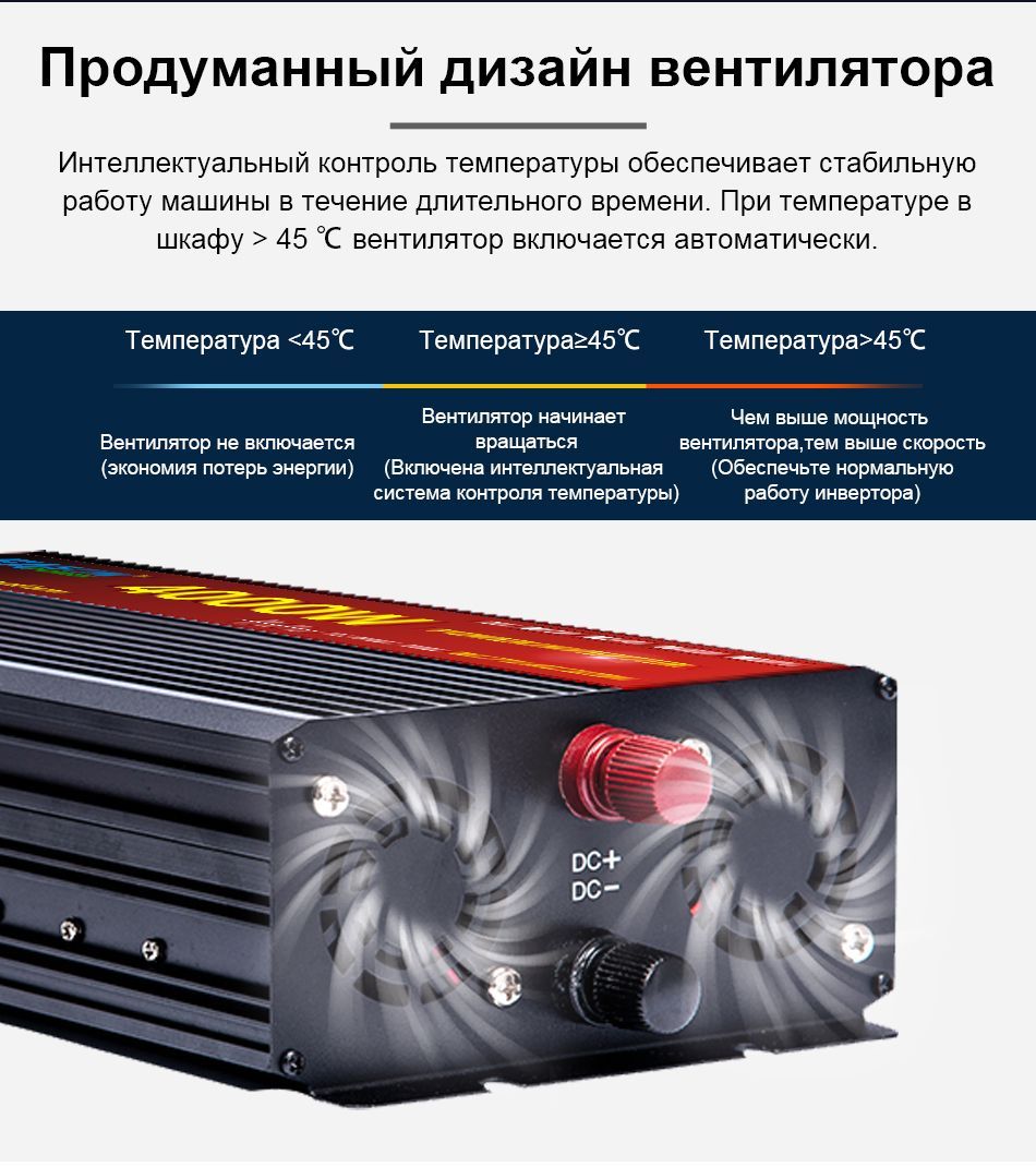 Инвертор IPOWER 48 - 220 В 1500 Вт чистый синус