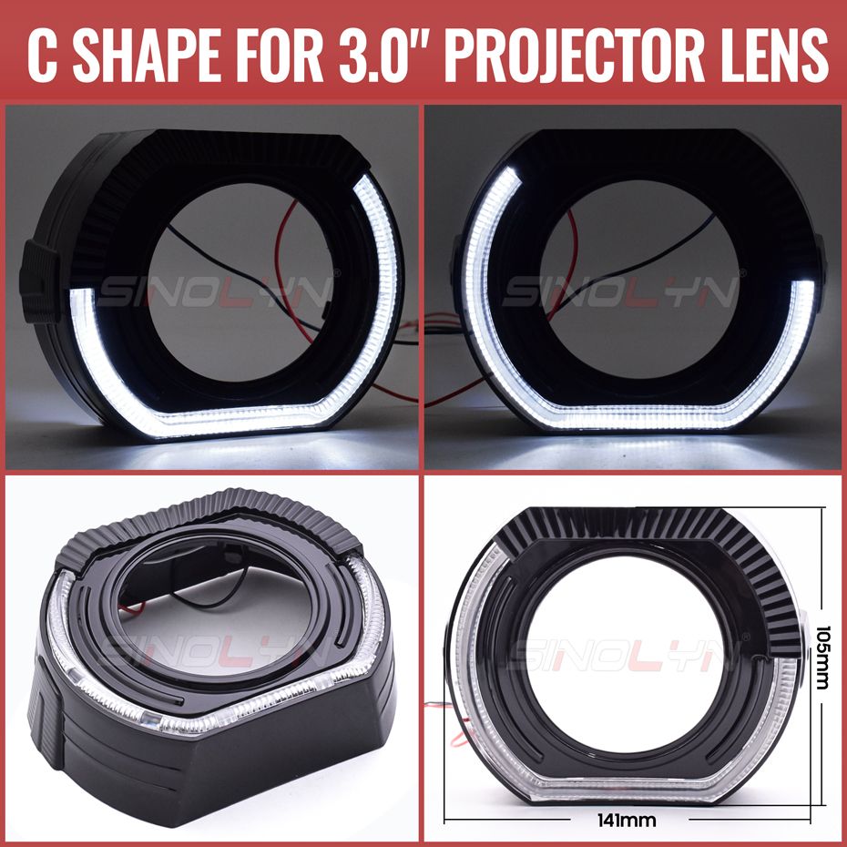 Y*L様 LONGINUS/Red とBlue ２枚セット ⭐ Ангельские глазки VIPER II6-U-RGB 3.0