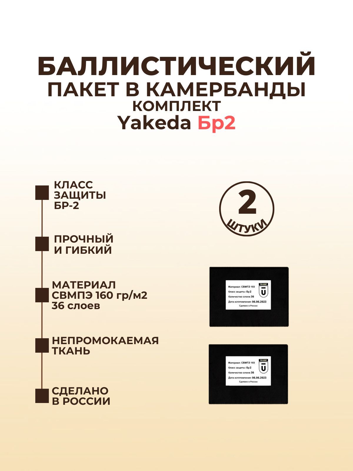 Баллистический пакет боковой Бр2 для бронежилета Якеда; противоосколочный  пакет СВМПЭ; баллистика в камербанды - купить с доставкой по выгодным ценам  в интернет-магазине OZON (1134441412)