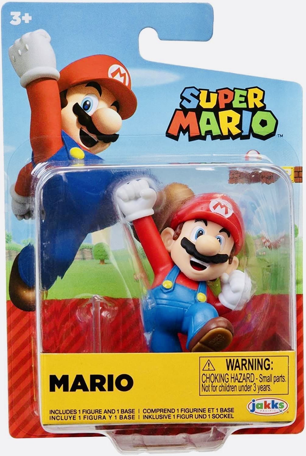 SUPER MARIO Jumping World of Nintendo Марио 2,5-дюймовая коллекционная мини-фигурка