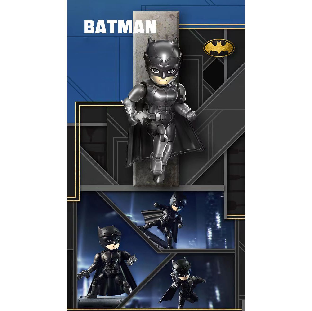 Фигурка Игрушка Бэтмен DC Marvel SUPER HEROES Batman Модель для сборки 10cm  - купить с доставкой по выгодным ценам в интернет-магазине OZON (1511295295)