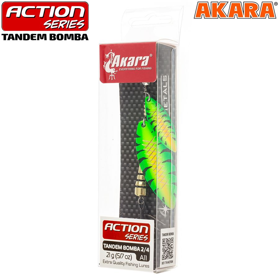 Блесна вращ. Akara Action Series Tandem Bomba 2/4 22 гр. 4/5 oz. 05