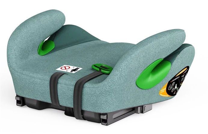 Детское автокресло бустер KLEE BERG I-SIZE с изофикс Emerald Green ...