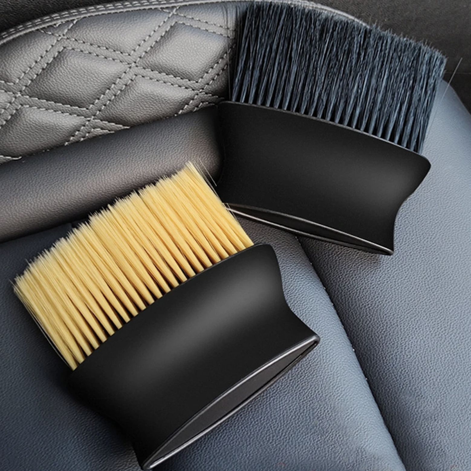 Щетка для детейлинга. Кисть для детейлинга. Мягкая щетка для салона ...