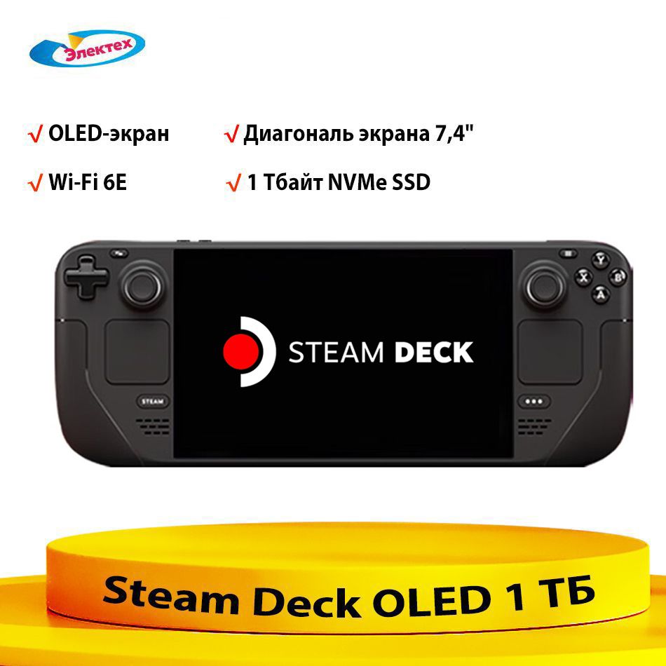 【週末限定】Steam Deck OLED 1TB Портативная игровая консоль Steam Deck OLED 1 ТБ Диагональ экрана