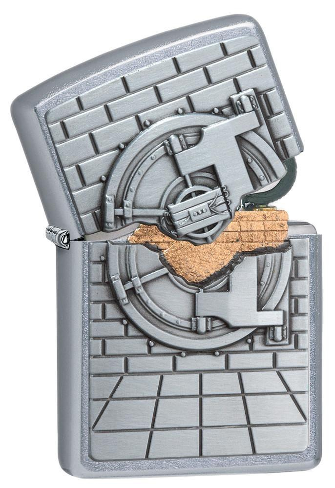 Зажигалка бензиновая ZIPPO Classic Street Chrome #1