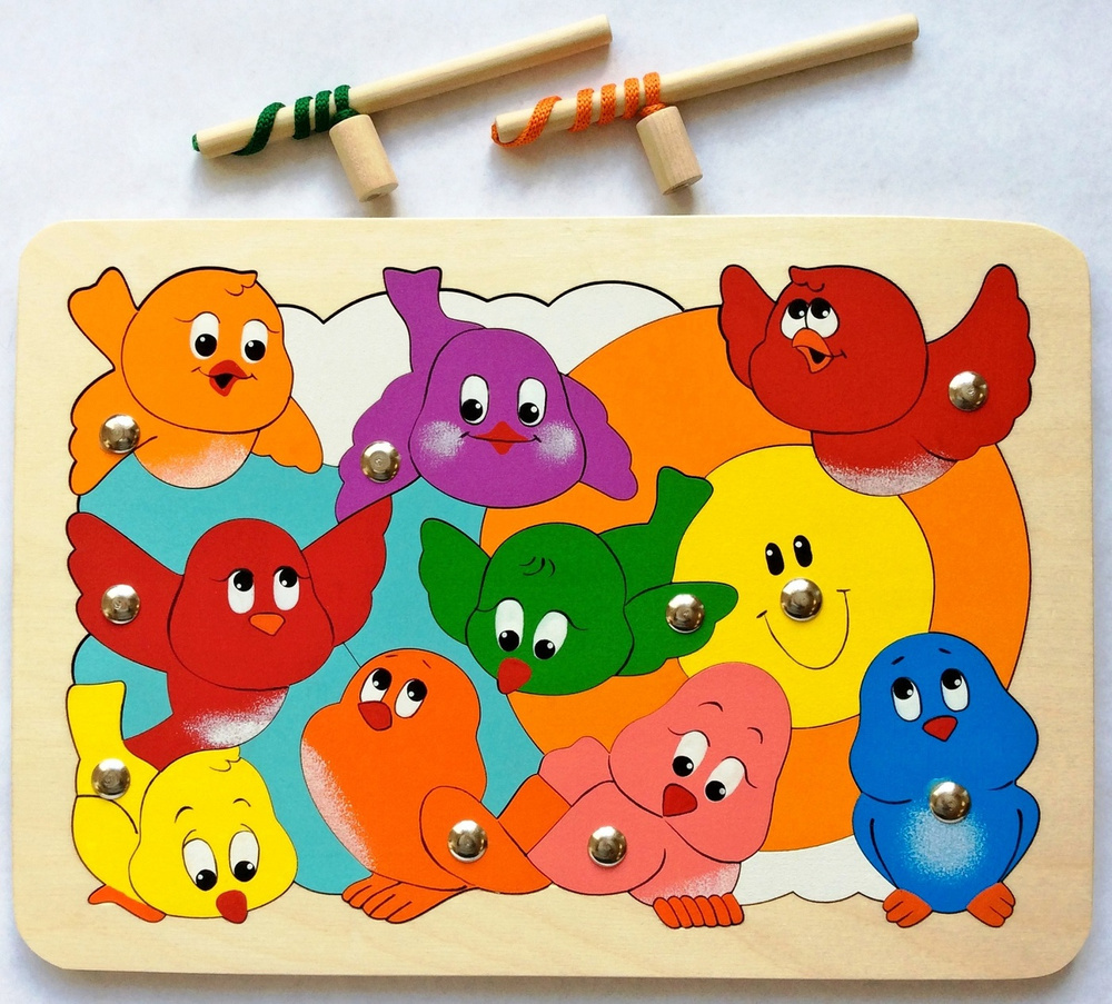 Магнитная мозаика Птичий переполох Крона - купить с доставкой по ...