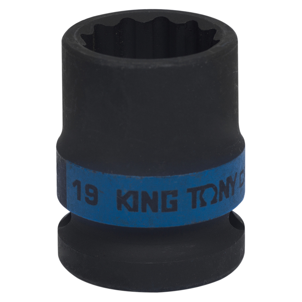 Головка торцевая ударная двенадцатигранная 1/2", 19 мм KING TONY 453019M  #1