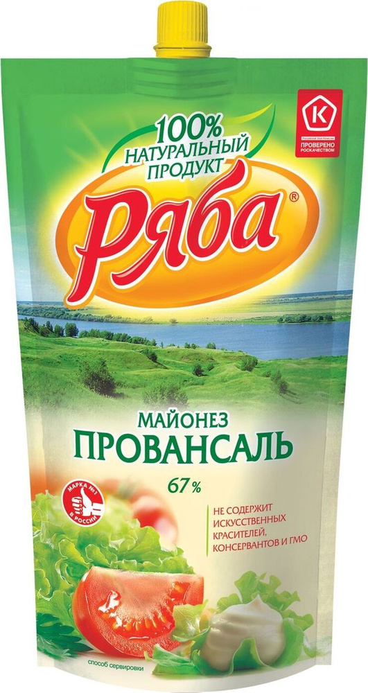 Майонез Ряба "Провансаль", 67%, 400 г - купить с доставкой по выгодным ...