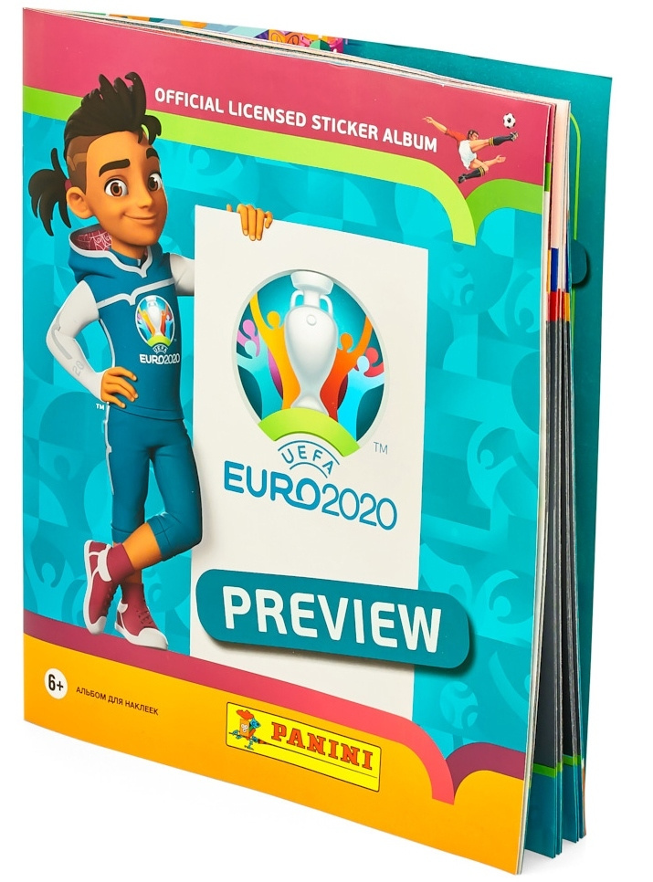 PANINI / Альбом для коллекционирования наклеек EURO 2020 PREVIEW #1