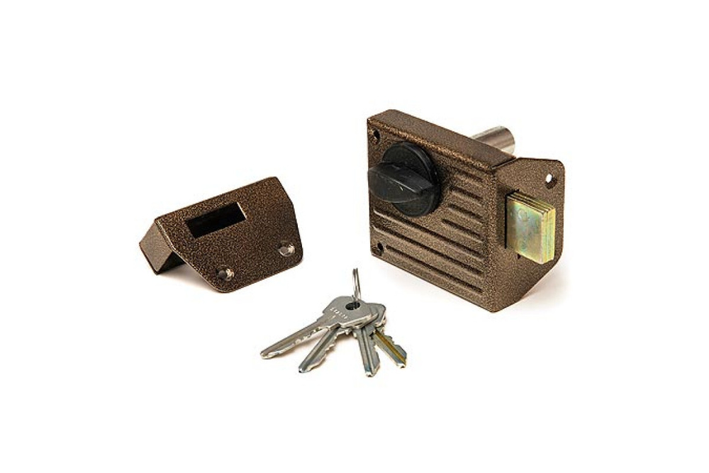 Замок накладной Зенит ЗН1-2.1 бронза - купить по низкой цене в интернет ...