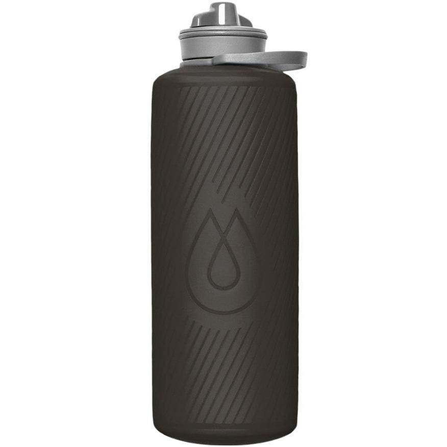 Мягкая бутылка для воды HydraPak Flux 1L серая (GF410M) #1
