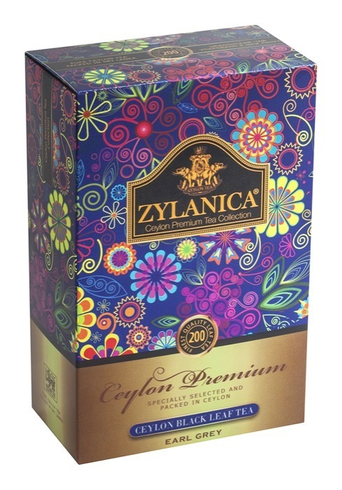 Чай черный ZYLANICA Ceylon Premium Earl Grey с бергамотом 200 гр #1