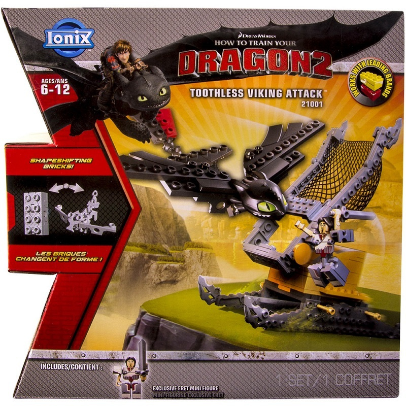 Пластиковый конструктор Боевая машина и Беззубик Dragons Ionix - купить ...