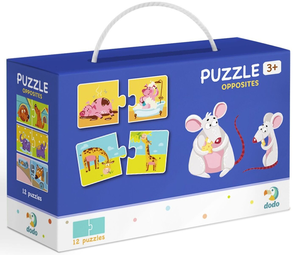 Пазлы половинки, "Противоположности", 24 элемента - купить с доставкой ...