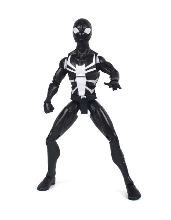 Подвижная фигурка чёрного Человека-Паука - Black Spiderman (17 см ...