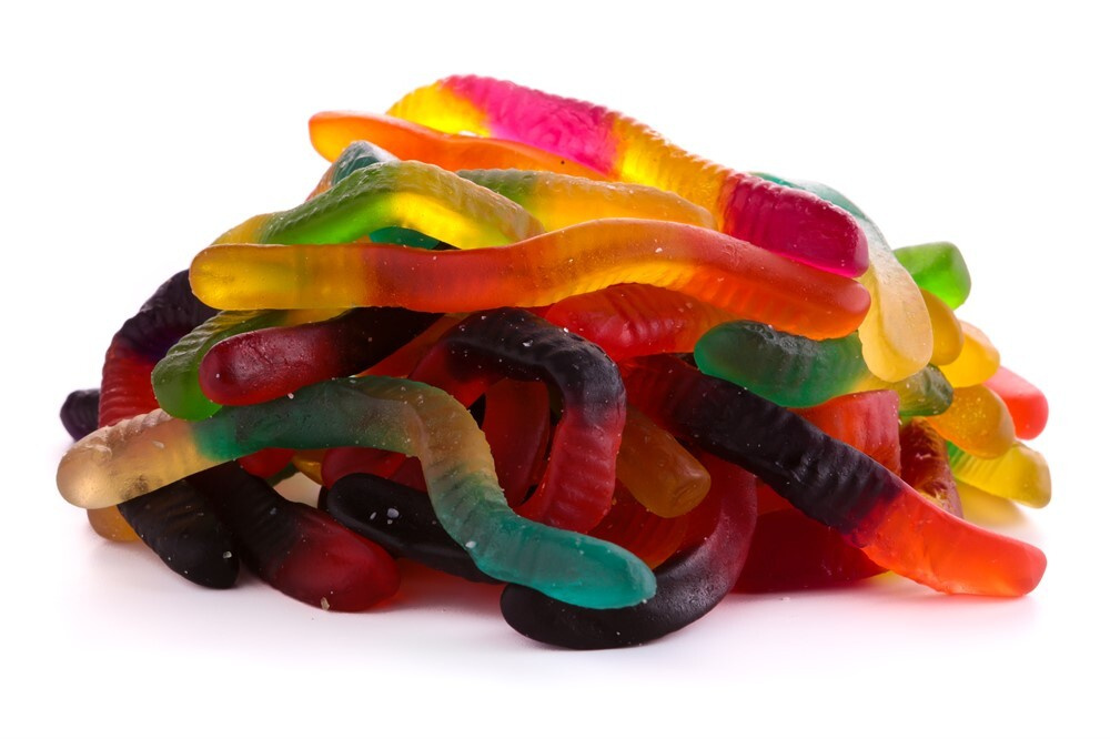 Мармелад жевательный из России Червячки ассорти фигурные детские ...