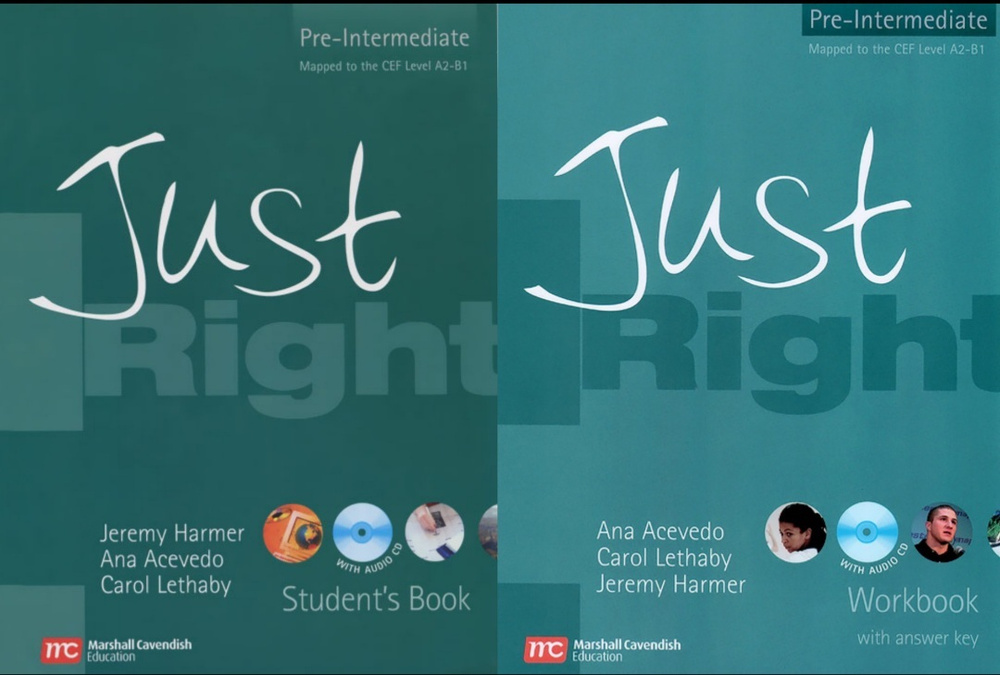 Набор из 2-х книг: Just Right Pre-Intermediate Students Book, Just ...