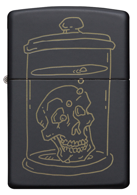 Зажигалка бензиновая Zippo Black Matte 49575 #1