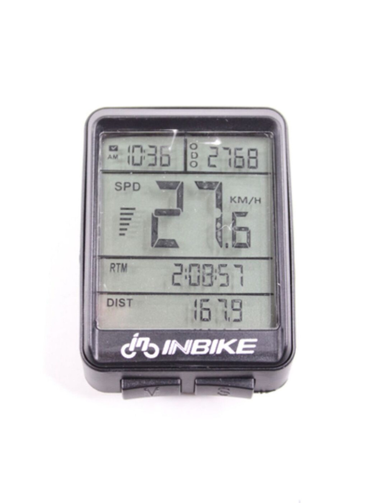 Велокомпьютер INBIKE IC528 проводной, с синей подсветкой