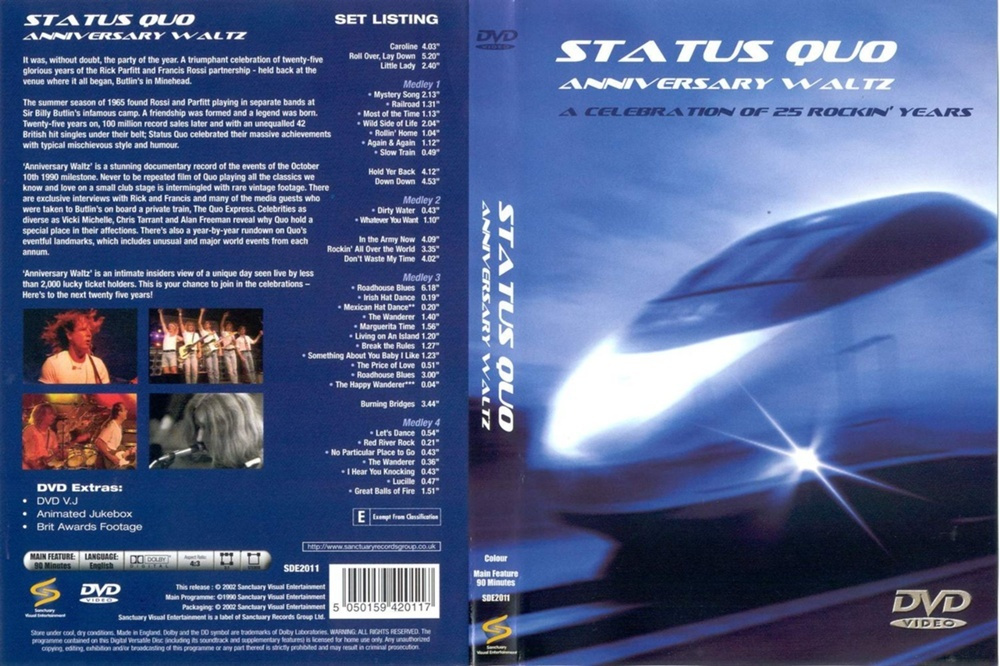 Status Quo - Anniversary Waltz (A Celebration Of 25 Rockin' Years