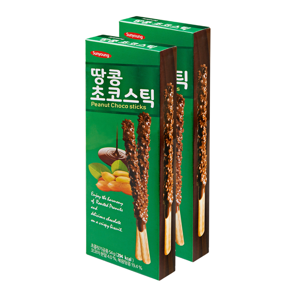 Соломка в шоколаде с арахисом Sunyoung, 54 г х 2 шт #1