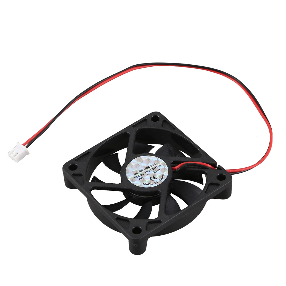 Корпус для настольного ПК DC 12V 0.16A 60mm 2 Pin Cooler Вентилятор охлаждения  #1