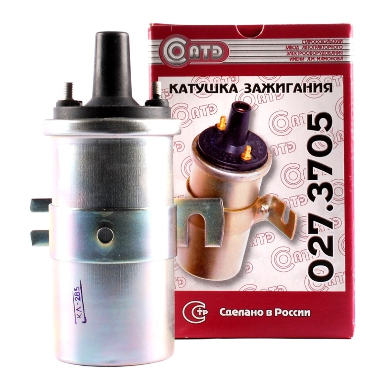 Катушка зажигания ВАЗ 2103-2107, 2108-21099, 2121, 21213; ЗАЗ 1102; АЗЛК 21412, ИЖ 2715 (БСЗ)