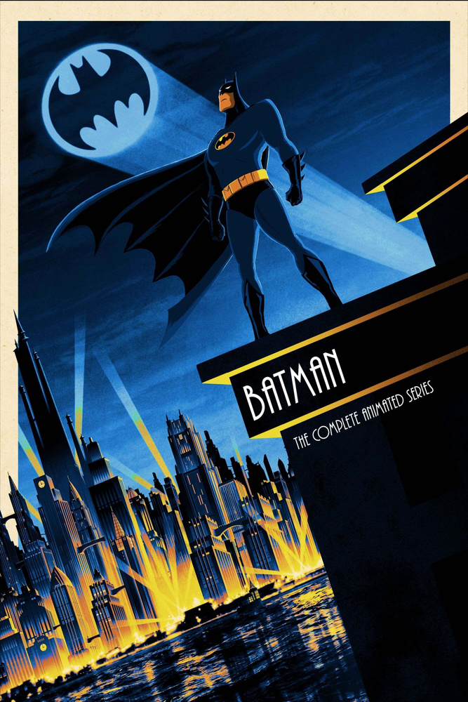 Постер Бэтмен Мультсериал (Batman Animated Series) (30х40 см) #1