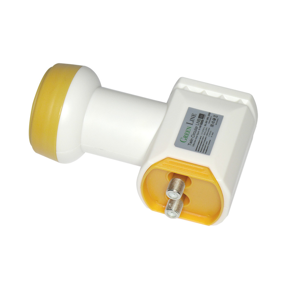 Конвертер спутниковый GREEN LINE GL-201 Circular ТWIN LNB - купить с ...