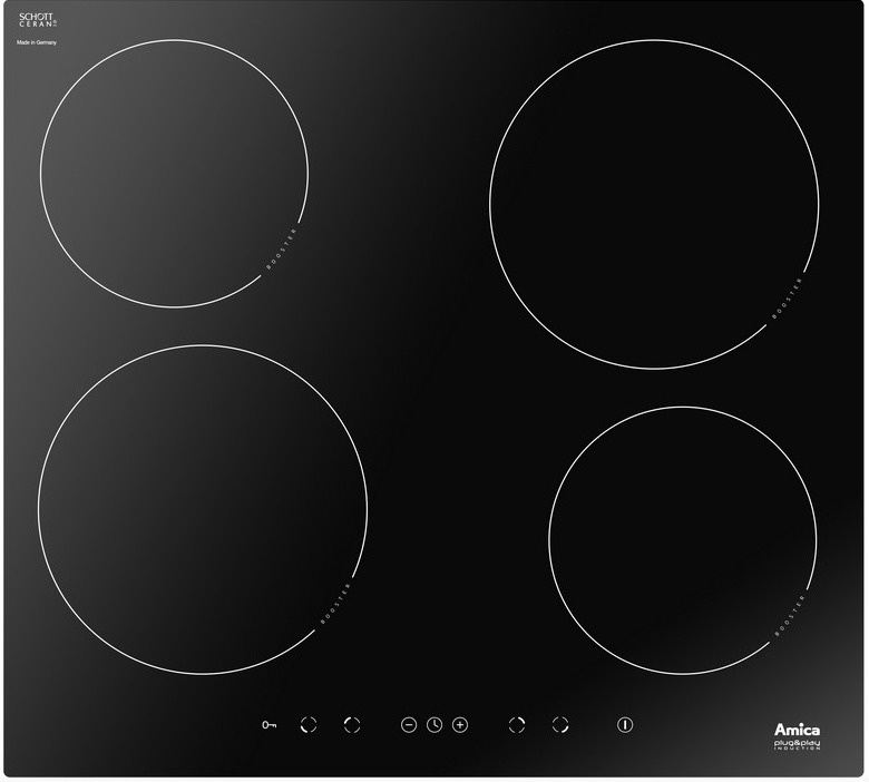 Amica  варочная панель PI 6508 PLU, черный #1