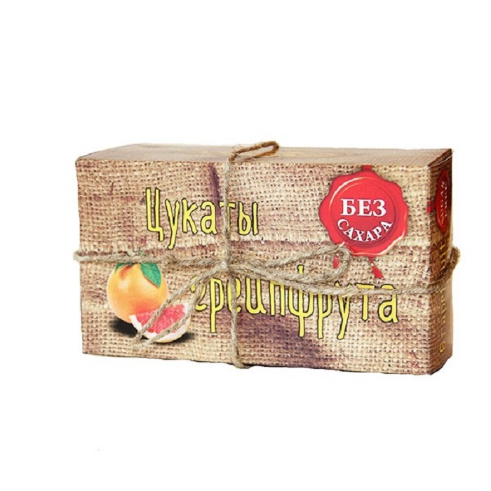 Цукаты Грейпфрута Мармелэнд (без сахара), 200 г #1