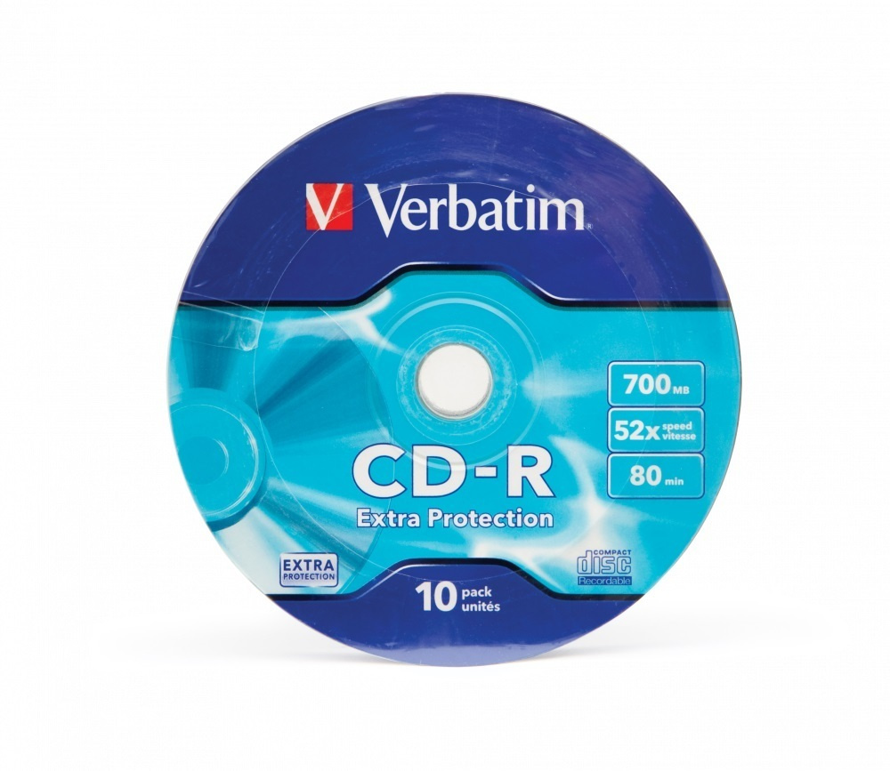 Verbatim Диск для записи CD-R, 700 МБ, 10 шт #1