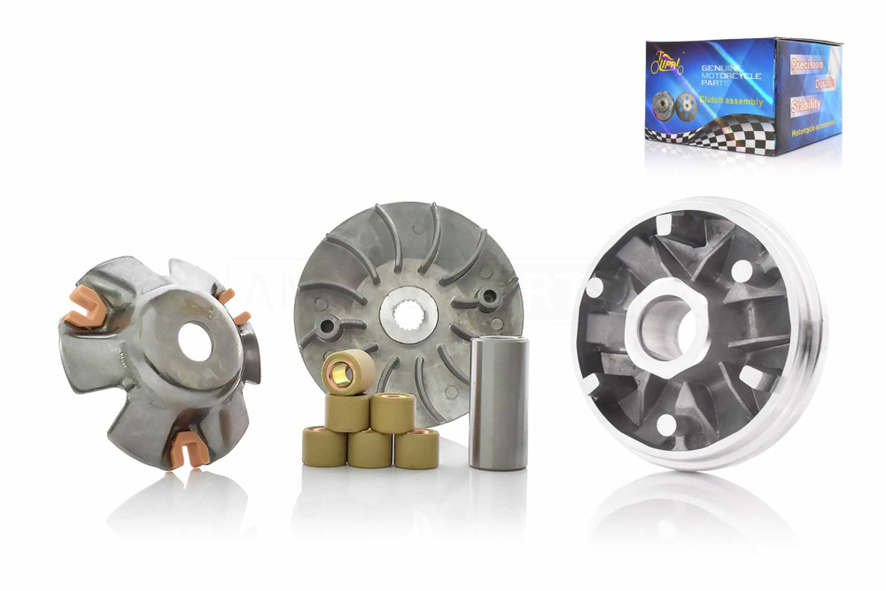 Вариатор передний на скутер, мопед GY6 150 +палец, щека - купить по ...