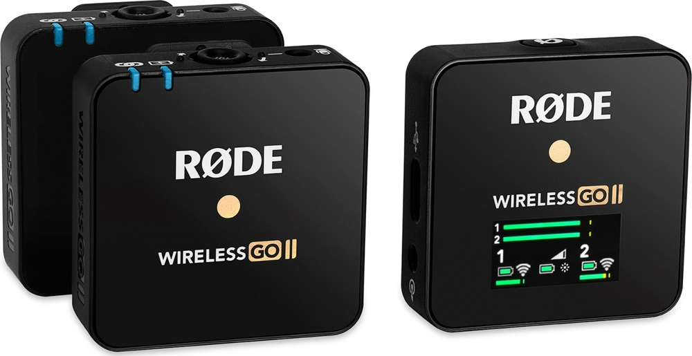 Беcпроводной микрофон Rode Wireless GO II, двухканальный накамерный  #1